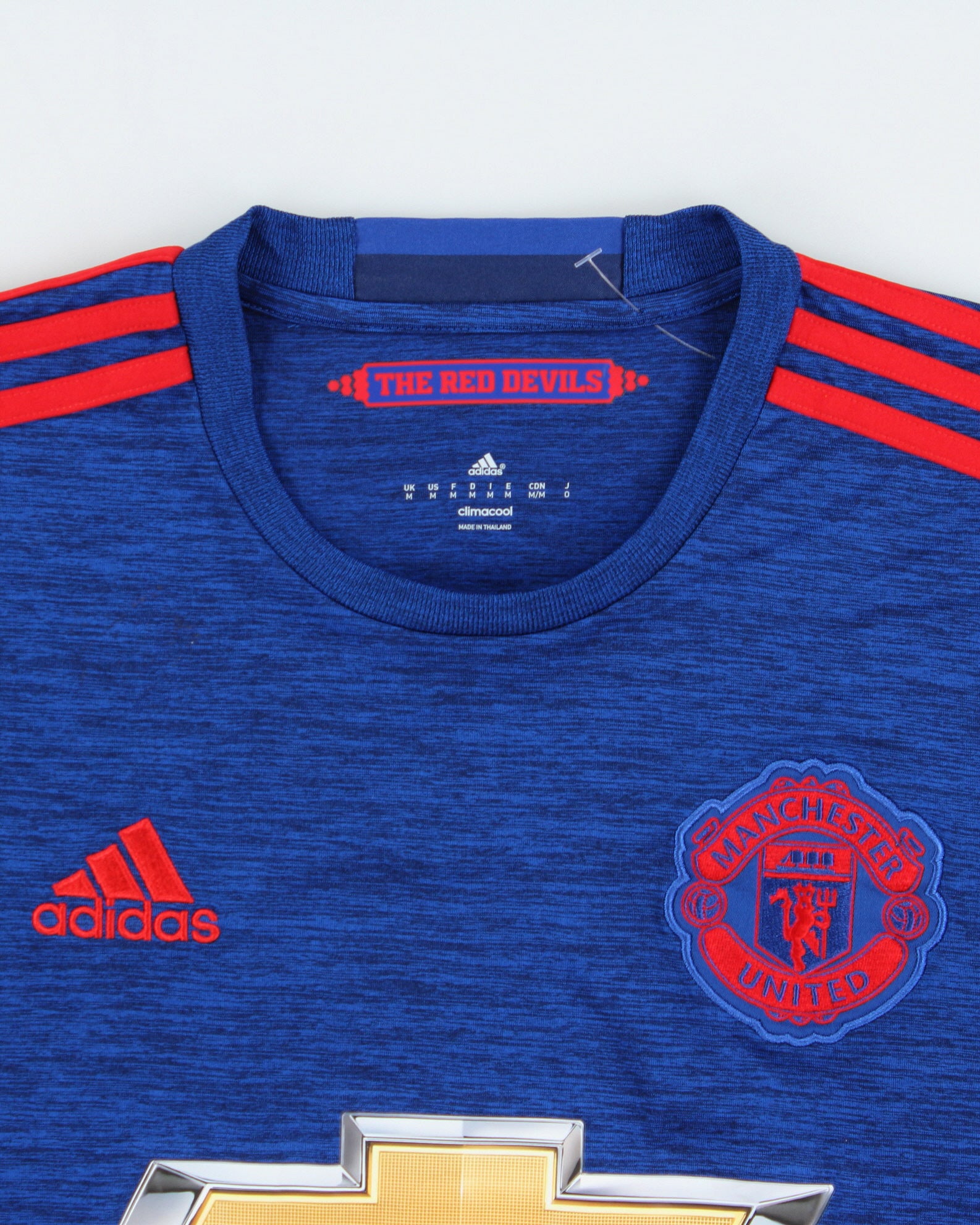 2016-17 Adidas Manchester United FC Climacool Premier League Short Sleeve Away Football Shirt - M