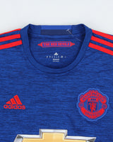 2016-17 Adidas Manchester United FC Climacool Premier League Short Sleeve Away Football Shirt - M