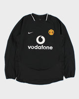 2003-04 Nike Manchester United FC Ronaldo #7 Long Sleeve Away Football Shirt - M