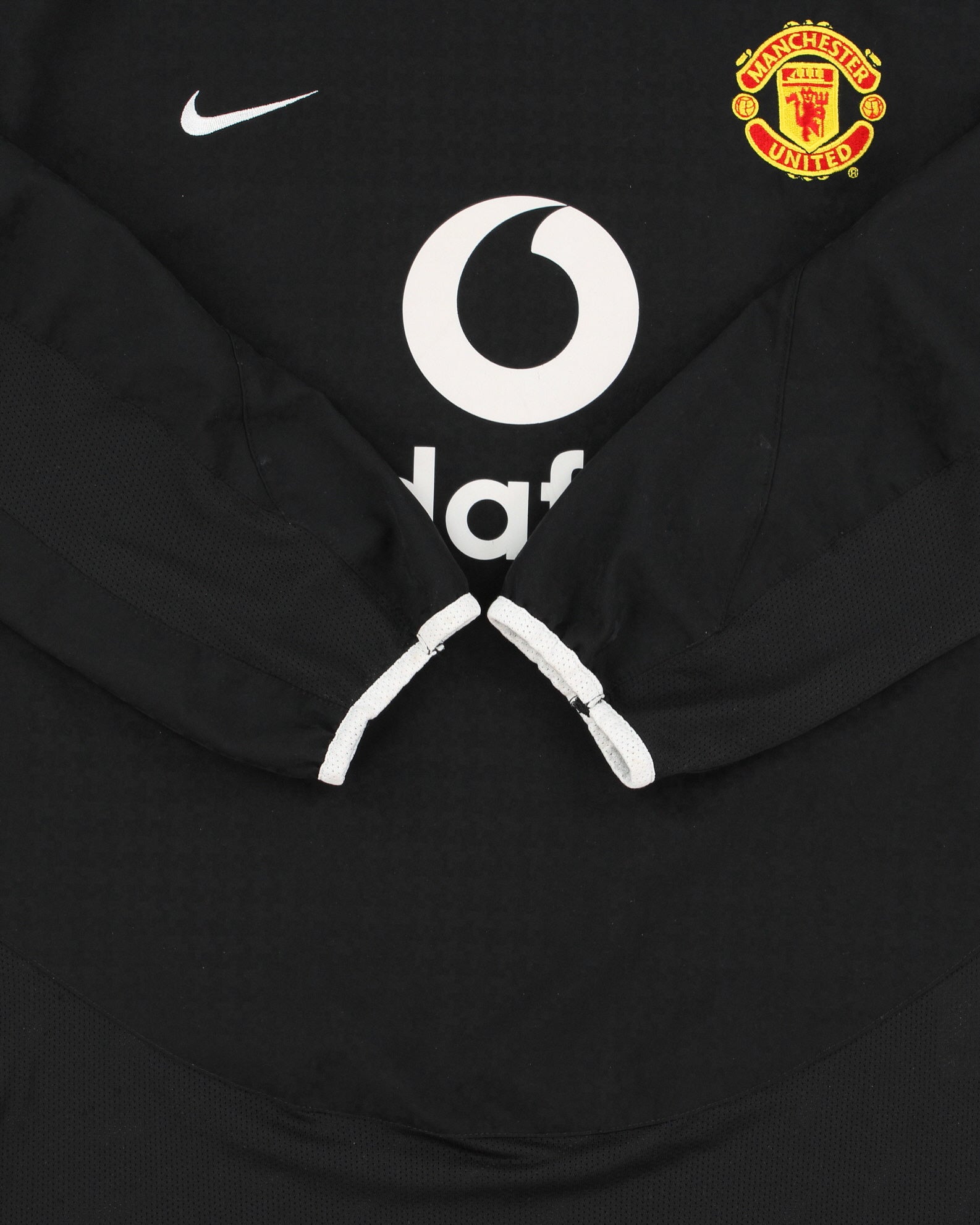 2003-04 Nike Manchester United FC Ronaldo #7 Long Sleeve Away Football Shirt - M