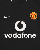 2003-04 Nike Manchester United FC Ronaldo #7 Long Sleeve Away Football Shirt - M