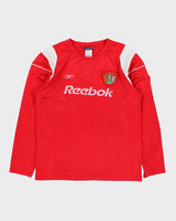 Vintage 2003-04 Reebok Southall United FC CCFLA Long Sleeve Home Football Shirt - M