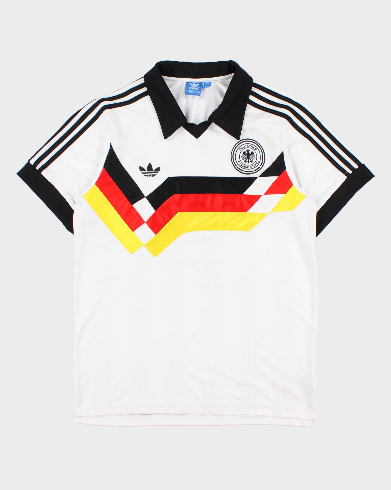 2018 Adidas Originals Germany Retro '88-90 Short Sleeve Home Football Shirt - L