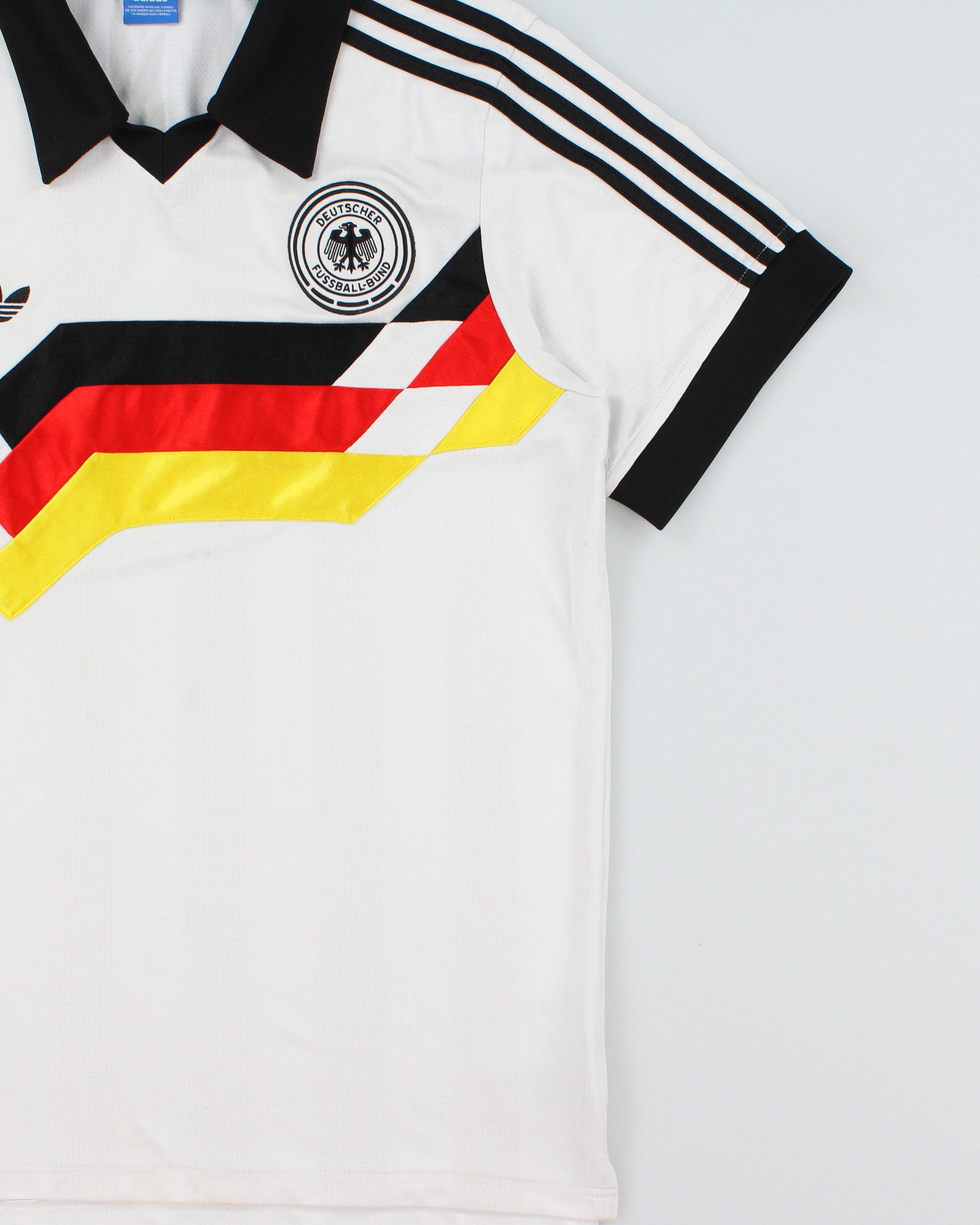 2018 Adidas Originals Germany Retro '88-90 Short Sleeve Home Football Shirt - L