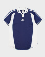 Vintage 2000 Adidas Embroidered Climalite Short Sleeve Collared Football Shirt - L