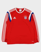 2014-15 Adidas Bayern Munich FC Climacool Fleece Lined Long Sleeve Football Training Sweatshirt - L