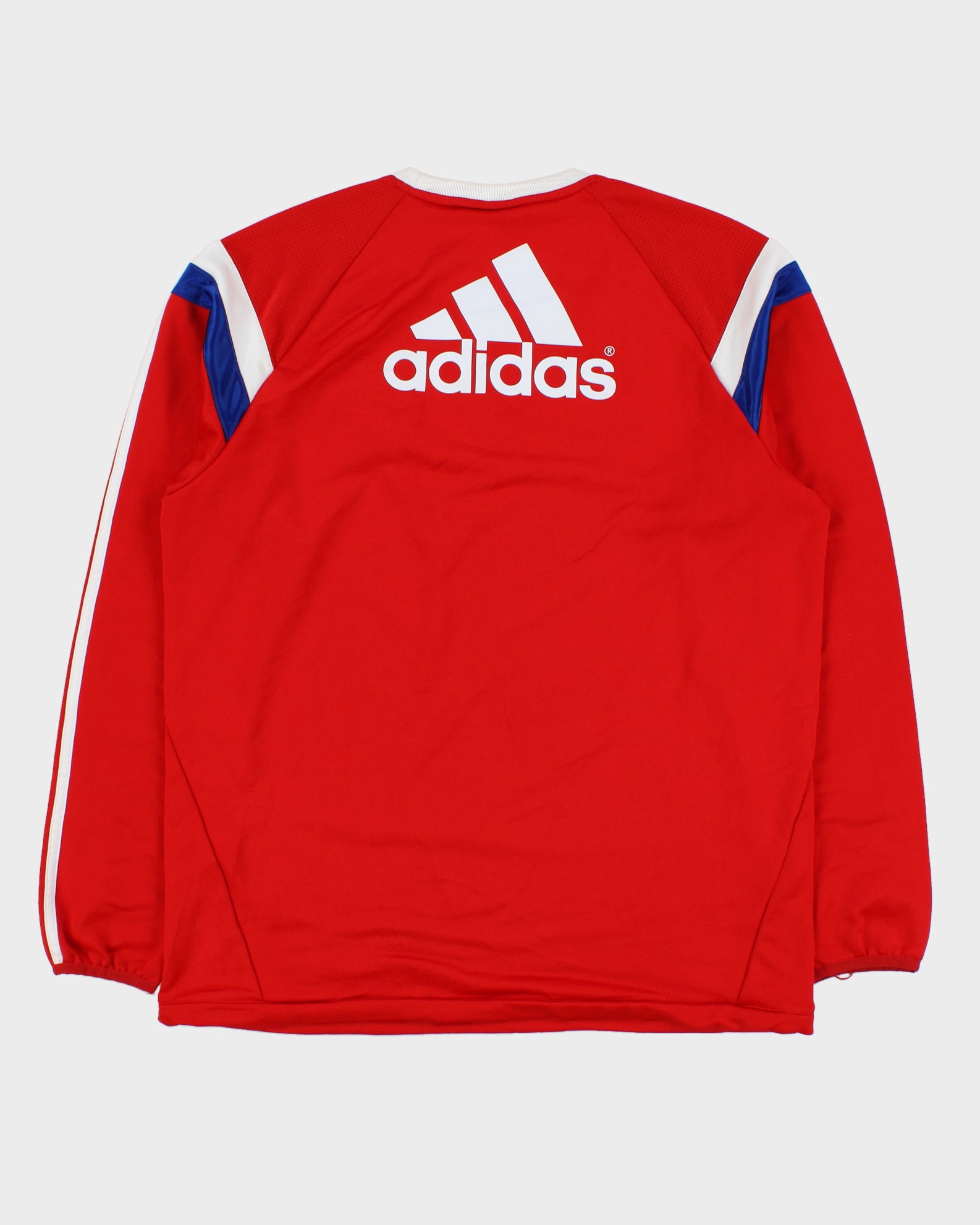 2014-15 Adidas Bayern Munich FC Climacool Fleece Lined Long Sleeve Football Training Sweatshirt - L