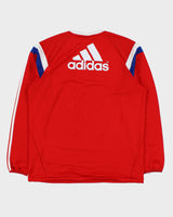 2014-15 Adidas Bayern Munich FC Climacool Fleece Lined Long Sleeve Football Training Sweatshirt - L