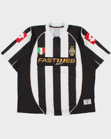 Vintage 2002-03 Lotto Juventus FC Short Sleeve Home Football Shirt - XXL