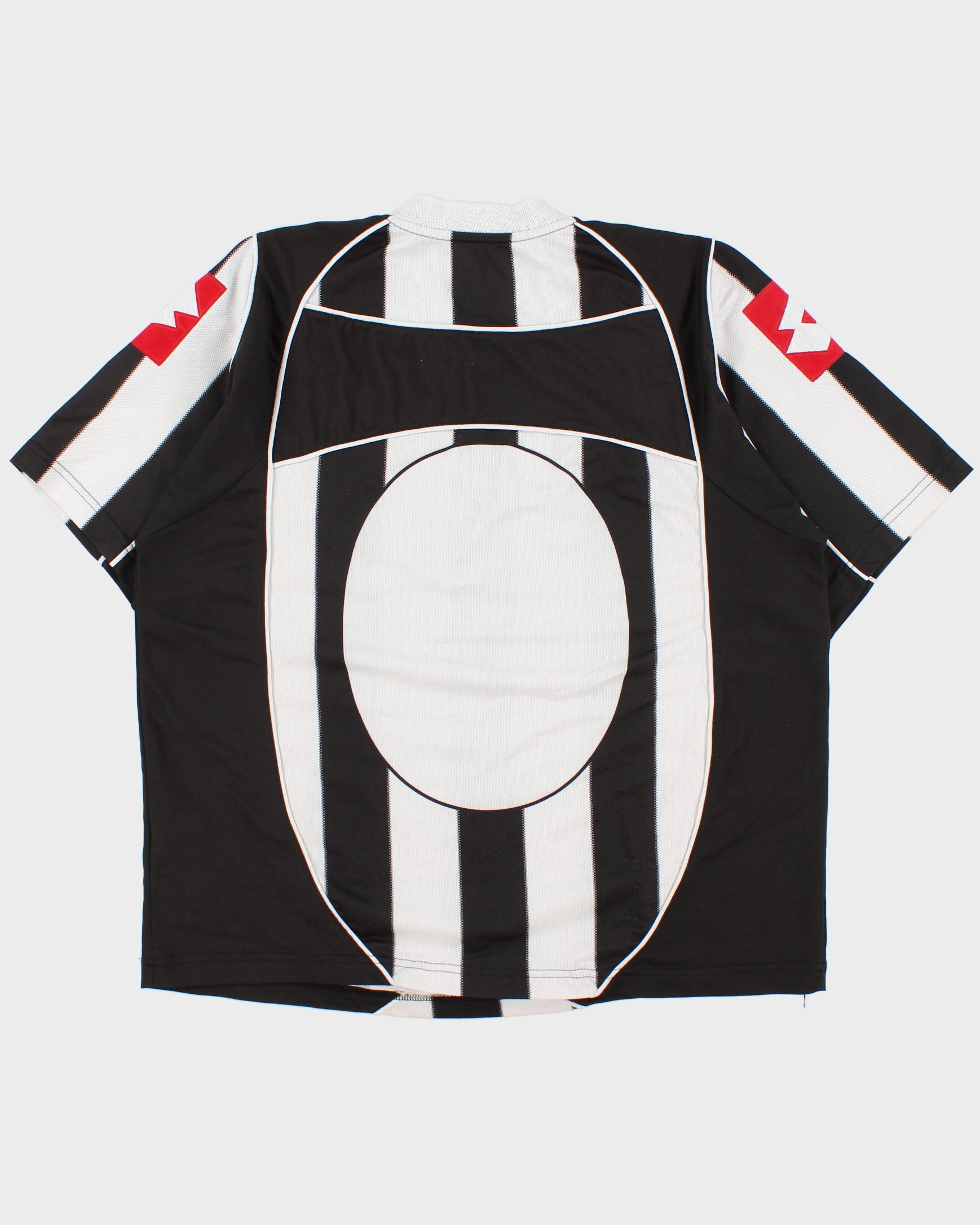 Vintage 2002-03 Lotto Juventus FC Short Sleeve Home Football Shirt - XXL