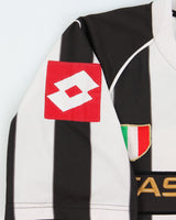 Vintage 2002-03 Lotto Juventus FC Short Sleeve Home Football Shirt - XXL