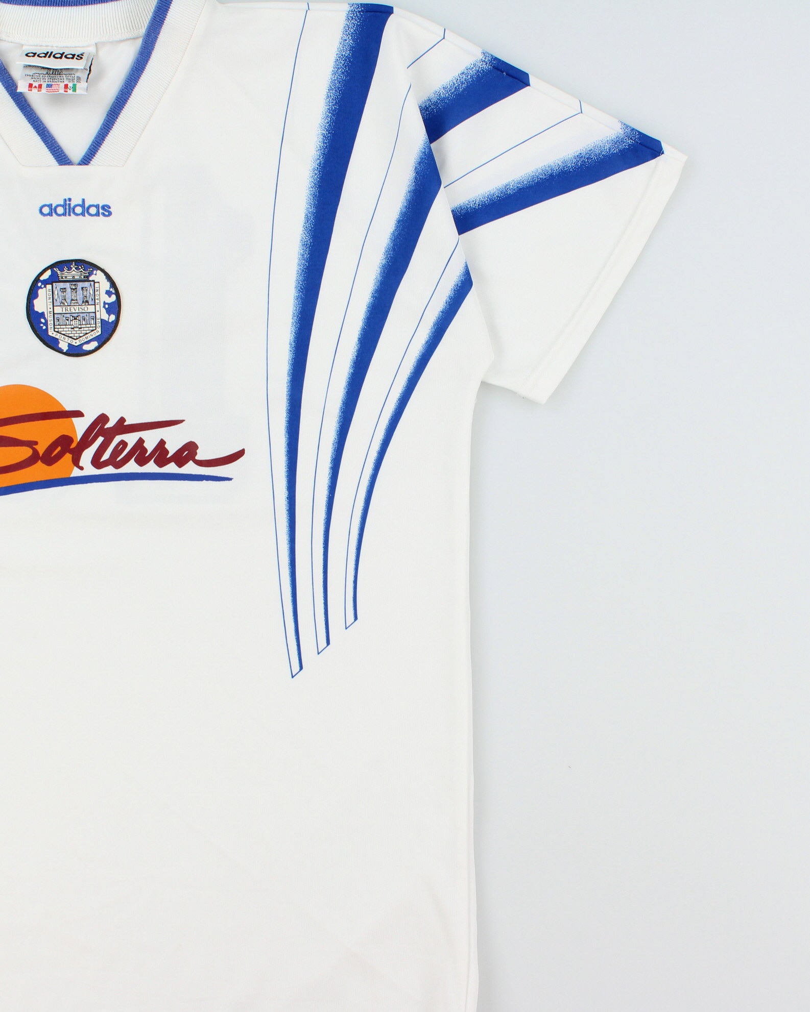 Vintage 1993-94 Adidas Treviso FC Short Sleeve Football Shirt - XL
