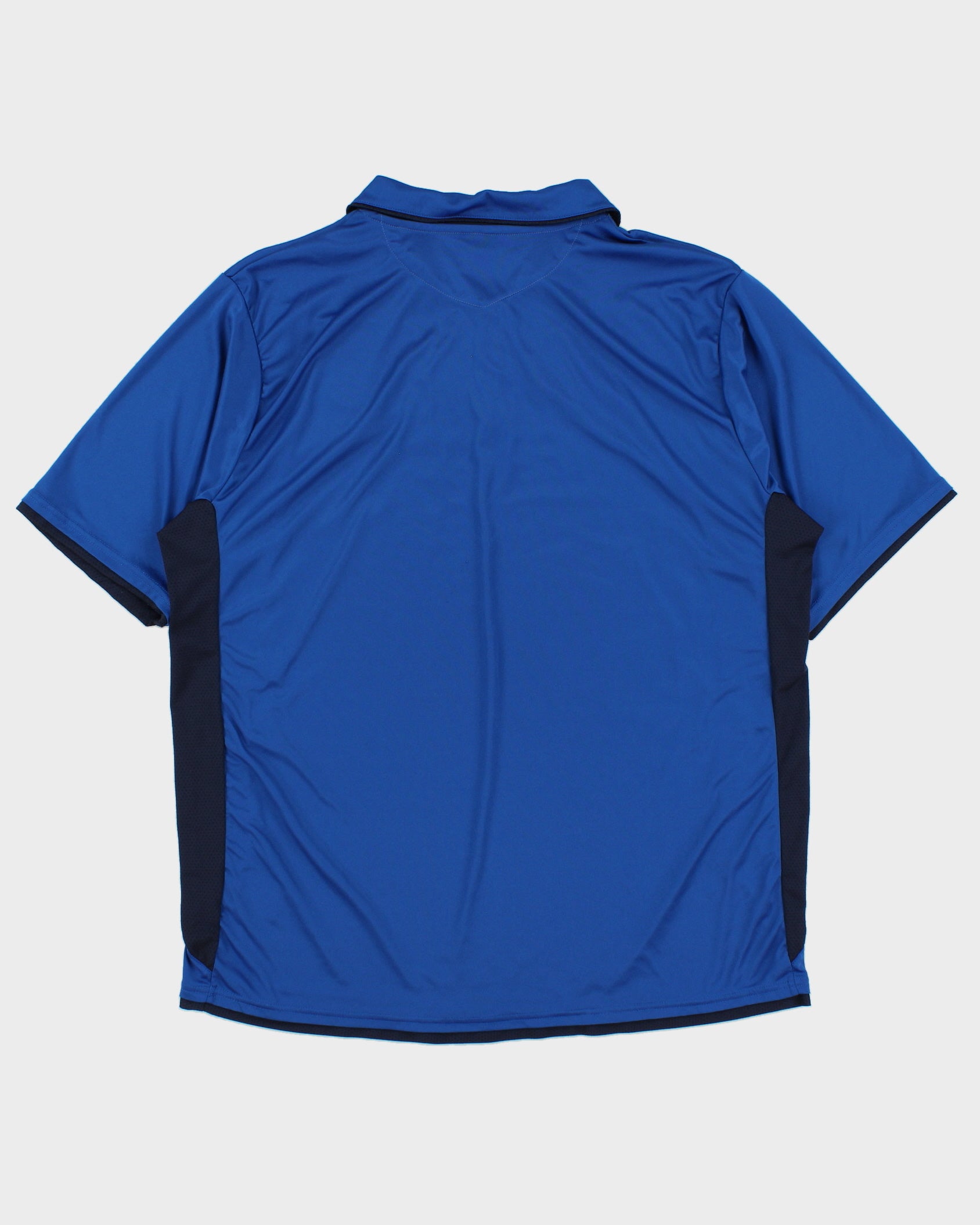 Vintage 2006-07 Umbro England Quarter-Zip Short Sleeve Football Training Shirt - XL