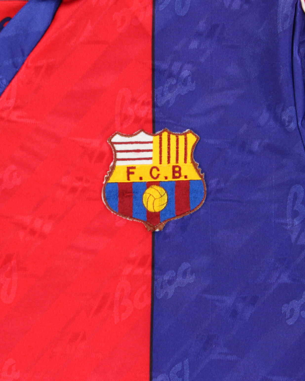 Vintage 1993-94 Barcelona FC Unofficial Short Sleeve Home Football Shirt - XL