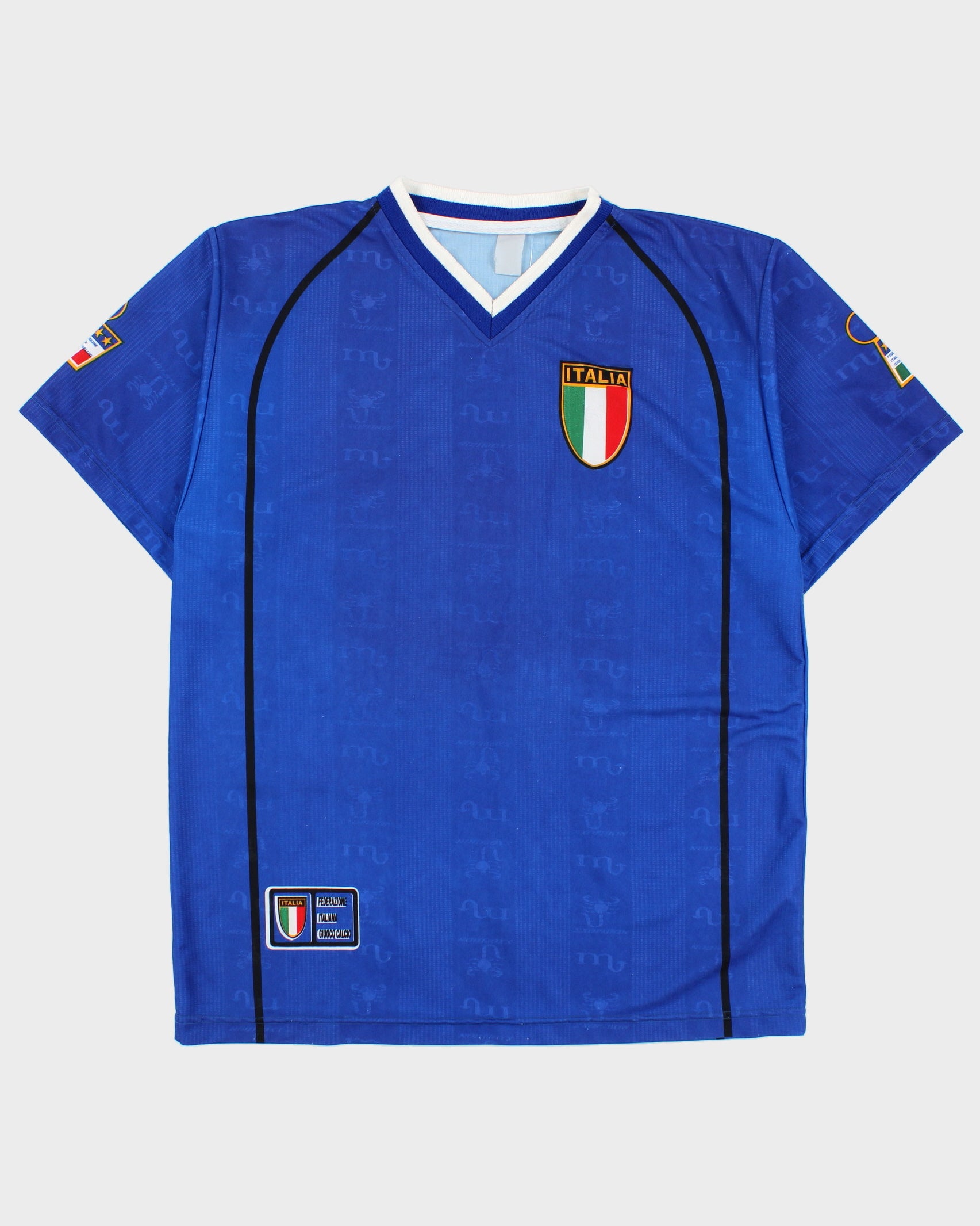 Vintage 1998-99 Italy Unofficial Short Sleeve Home Football Shirt - XL