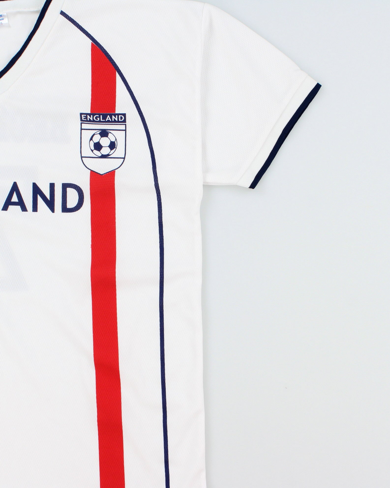 Vintage Y2K 2001-03 England Beckham #7 Unofficial Short Sleeve Home Football Shirt - M