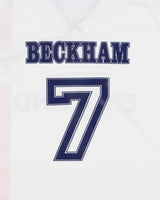 Vintage Y2K 2001-03 England Beckham #7 Unofficial Short Sleeve Home Football Shirt - M