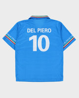 Vintage 1998 Italy Del Piero #10 FIFA World Cup Unofficial Short Sleeve Home Football Shirt - S