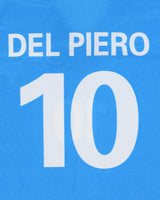 Vintage 1998 Italy Del Piero #10 FIFA World Cup Unofficial Short Sleeve Home Football Shirt - S