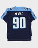 Vintage 2002-04 Reebok Tennessee Titans Kearse #90 NFL Equipment Home Jersey - L