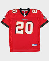 Vintage 2002-04 Reebok Tampa Bay Buccaneers Ronde Barber #20 NFL Equipment Home Jersey - L