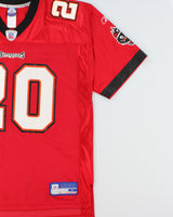 Vintage 2002-04 Reebok Tampa Bay Buccaneers Ronde Barber #20 NFL Equipment Home Jersey - L