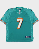 Vintage 2010-11 Reebok Miami Dolphins Chad Henne #7 NFL Players Equipment Home Jersey - XL