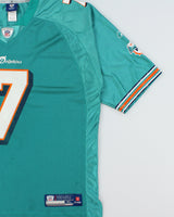 Vintage 2010-11 Reebok Miami Dolphins Chad Henne #7 NFL Players Equipment Home Jersey - XL