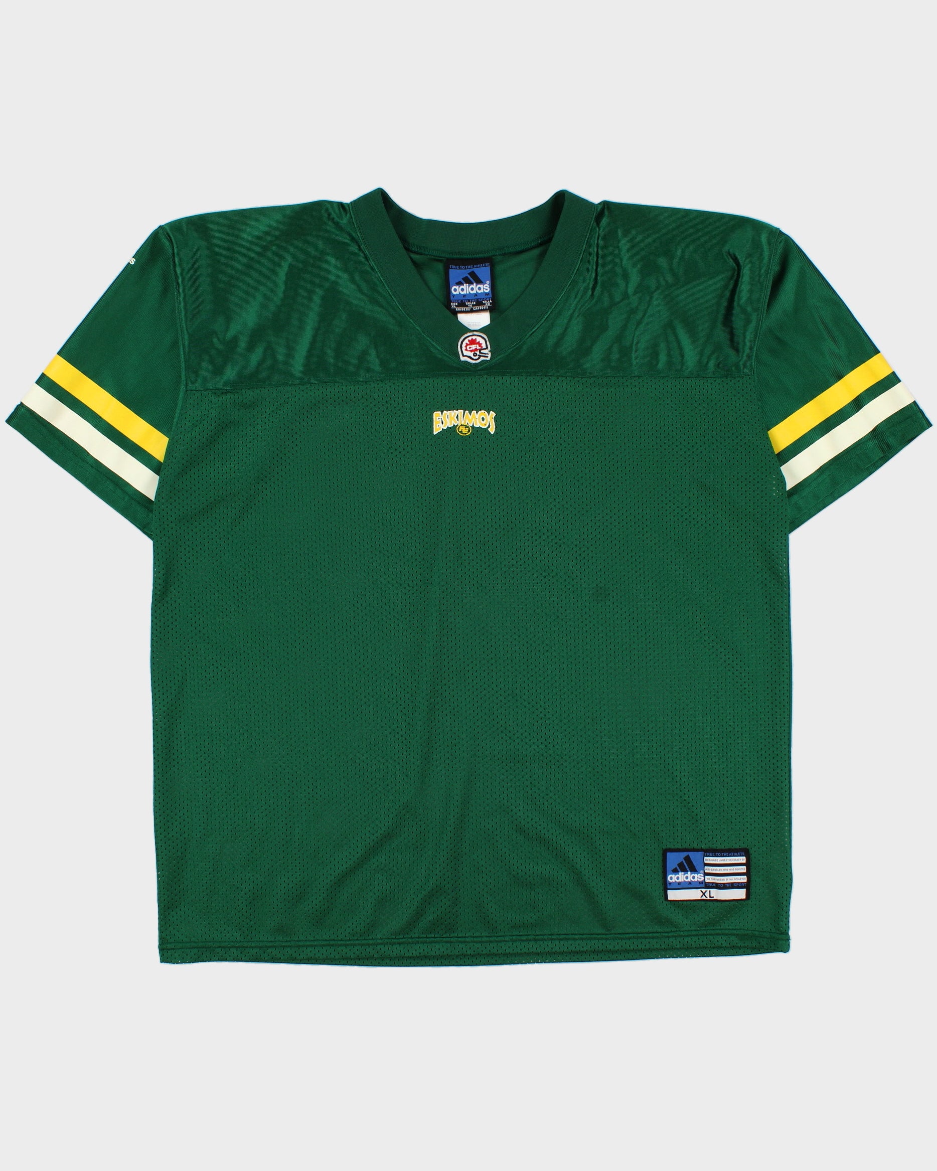 Vintage 1998-00 Adidas Team Edmonton Eskimos CFL Home Jersey - XL