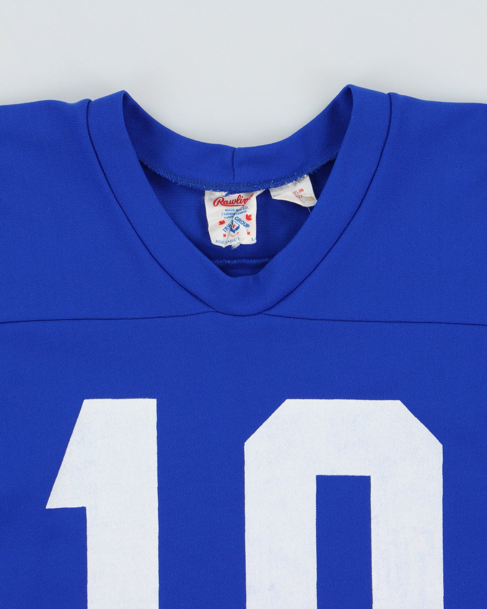Vintage 1978-80 Seattle Seahawks Jim Zorn #10 Rawlings Paint Press Made In USA NFL Home Jersey - L