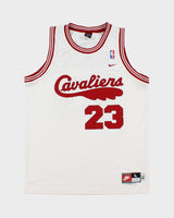 Vintage 2004-05 Nike Team Cleveland Cavaliers Lebron James #23 NBA Stitched Length +2 Home Jersey - L