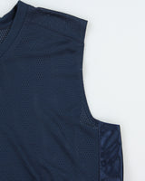 Vintage Y2K 00s Nike Centre Swoosh Satin Mesh Basketball Jersey - L