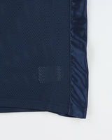 Vintage Y2K 00s Nike Centre Swoosh Satin Mesh Basketball Jersey - L