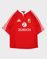 Vintage 2005 Adidas British &amp; Irish Lions Rugby Union Climacool Short Sleeve Rugby Shirt - S
