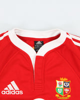 Vintage 2005 Adidas British &amp; Irish Lions Rugby Union Climacool Short Sleeve Rugby Shirt - S