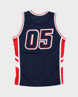 Vintage Y2K 00s FUBU 05 All Star Team Heavyweight Mesh Basketball Jersey - M