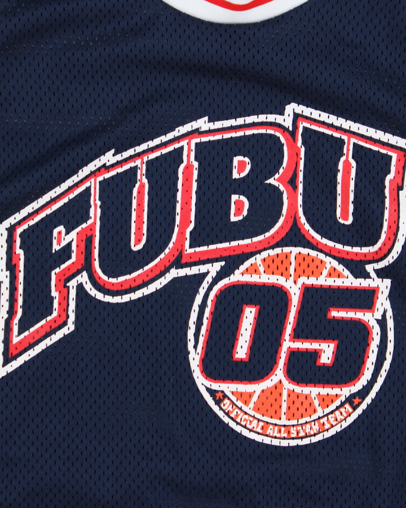 Vintage Y2K 00s FUBU 05 All Star Team Heavyweight Mesh Basketball Jersey - M