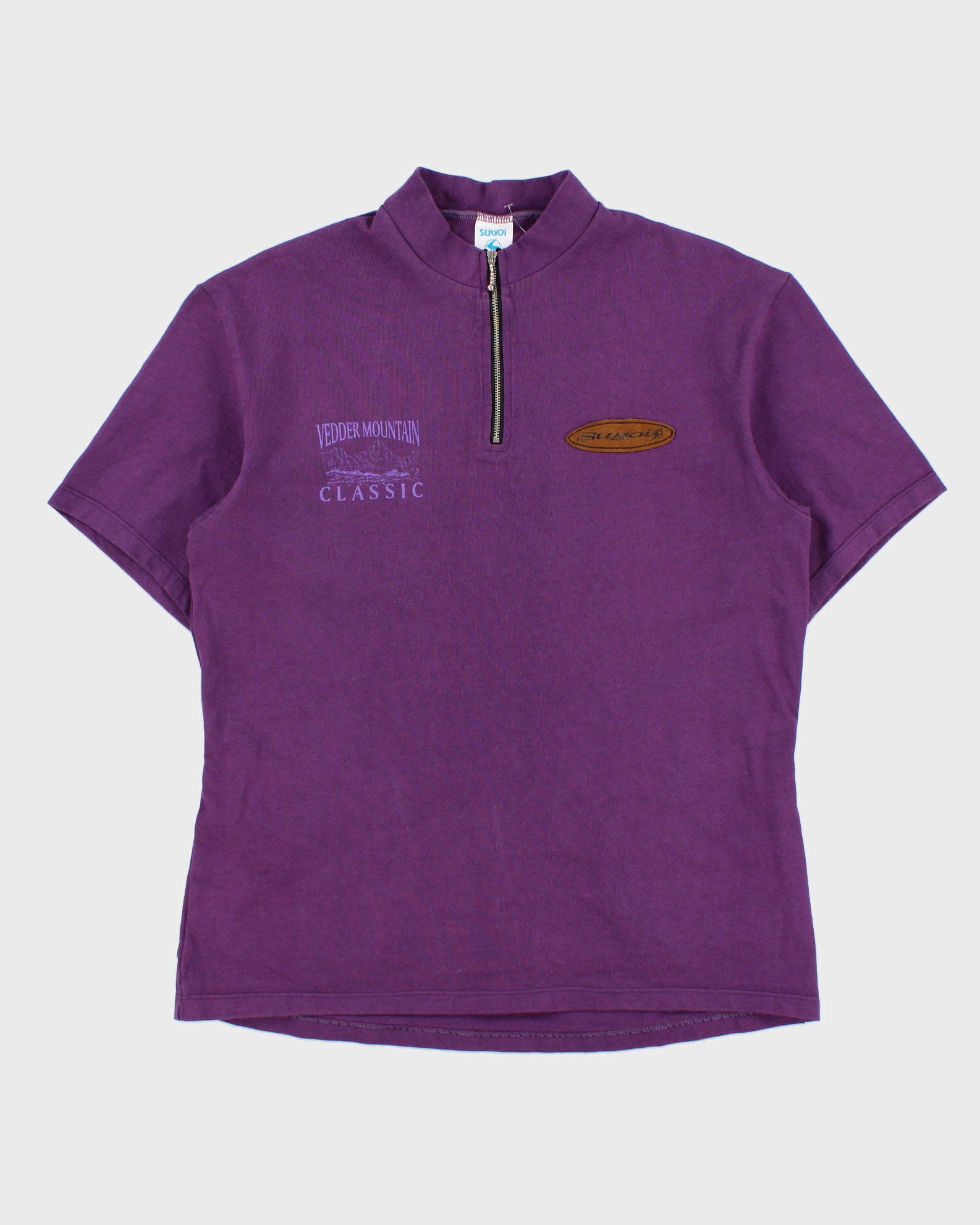 Vintage 1990s Sugoi Vedder Mountain Classic Made In Canada Short Sleeve Cycling Jersey - L