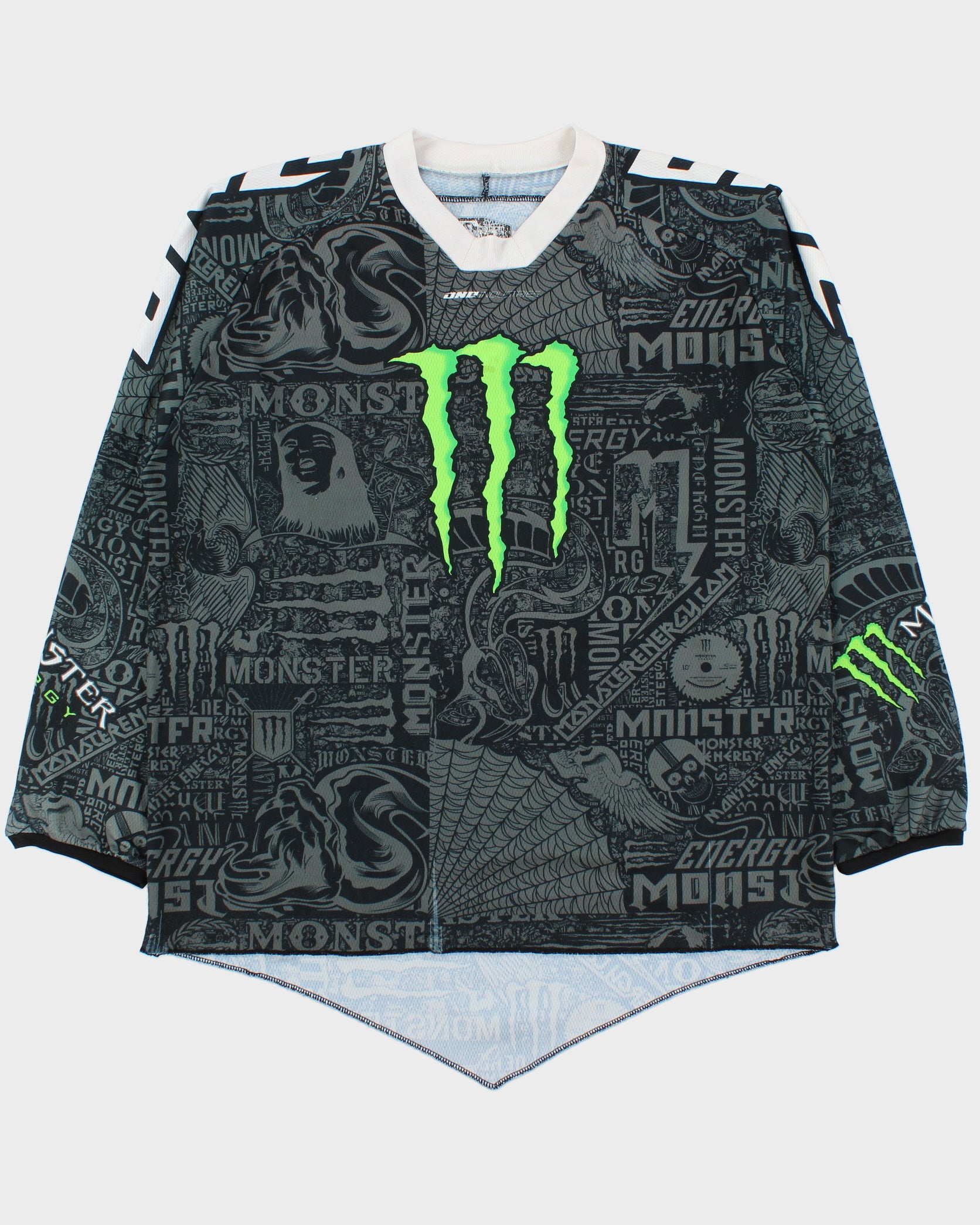 Vintage Y2K 00s Monster Energy MX Long Sleeve Motocross Jersey - L