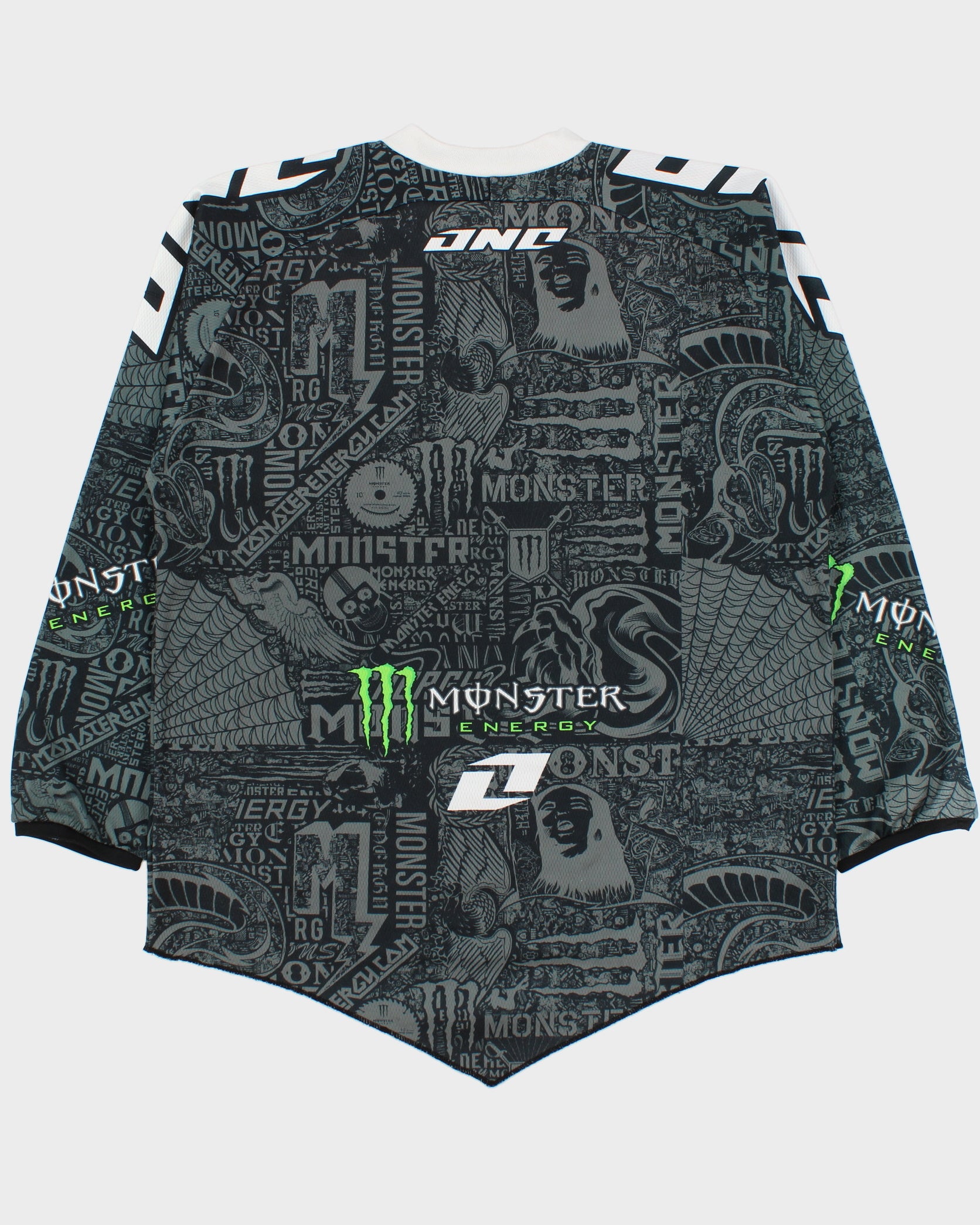 Vintage Y2K 00s Monster Energy MX Long Sleeve Motocross Jersey - L