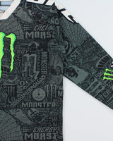 Vintage Y2K 00s Monster Energy MX Long Sleeve Motocross Jersey - L