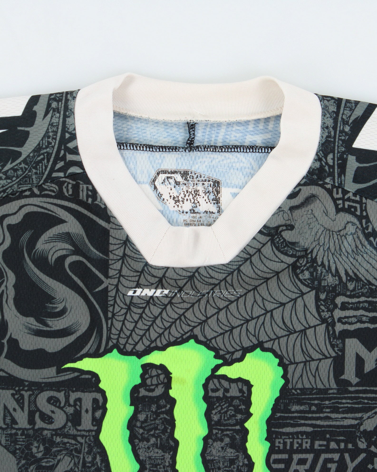 Vintage Y2K 00s Monster Energy MX Long Sleeve Motocross Jersey - L