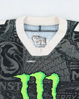 Vintage Y2K 00s Monster Energy MX Long Sleeve Motocross Jersey - L