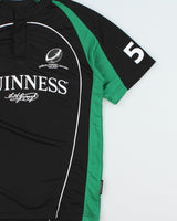 Vintage Guinness Dublin Ireland Short Sleeve Rugby Shirt - M