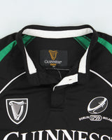 Vintage Guinness Dublin Ireland Short Sleeve Rugby Shirt - M