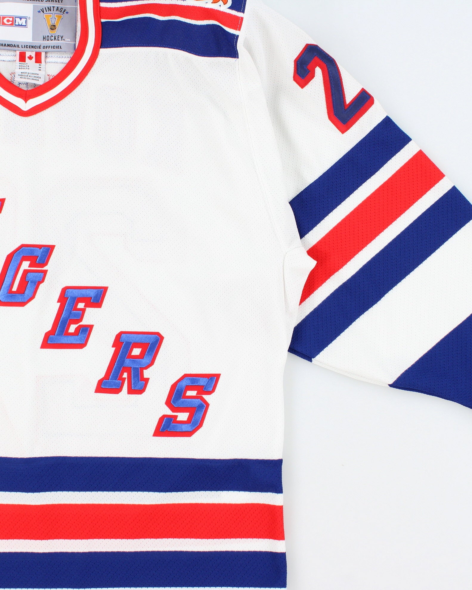 CCM Vintage New York Rangers Alexi Kovalev #27 1994 Stanley Cup Championship Stitched NHL Reissue Home Jersey - M