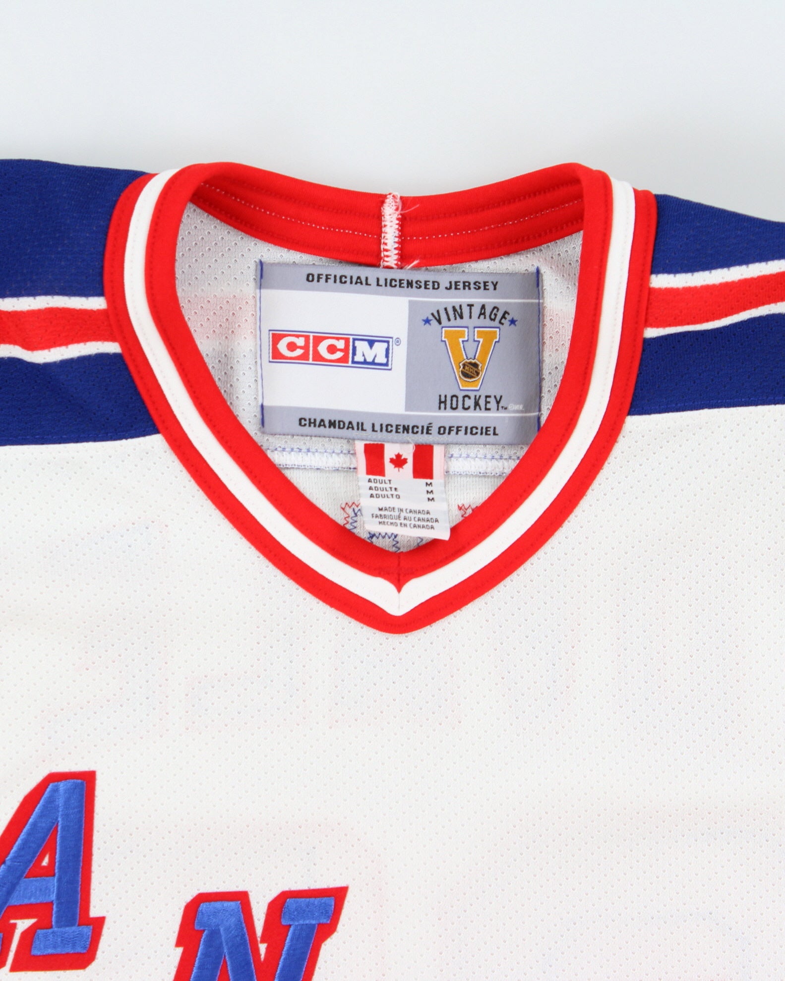 CCM Vintage New York Rangers Alexi Kovalev #27 1994 Stanley Cup Championship Stitched NHL Reissue Home Jersey - M