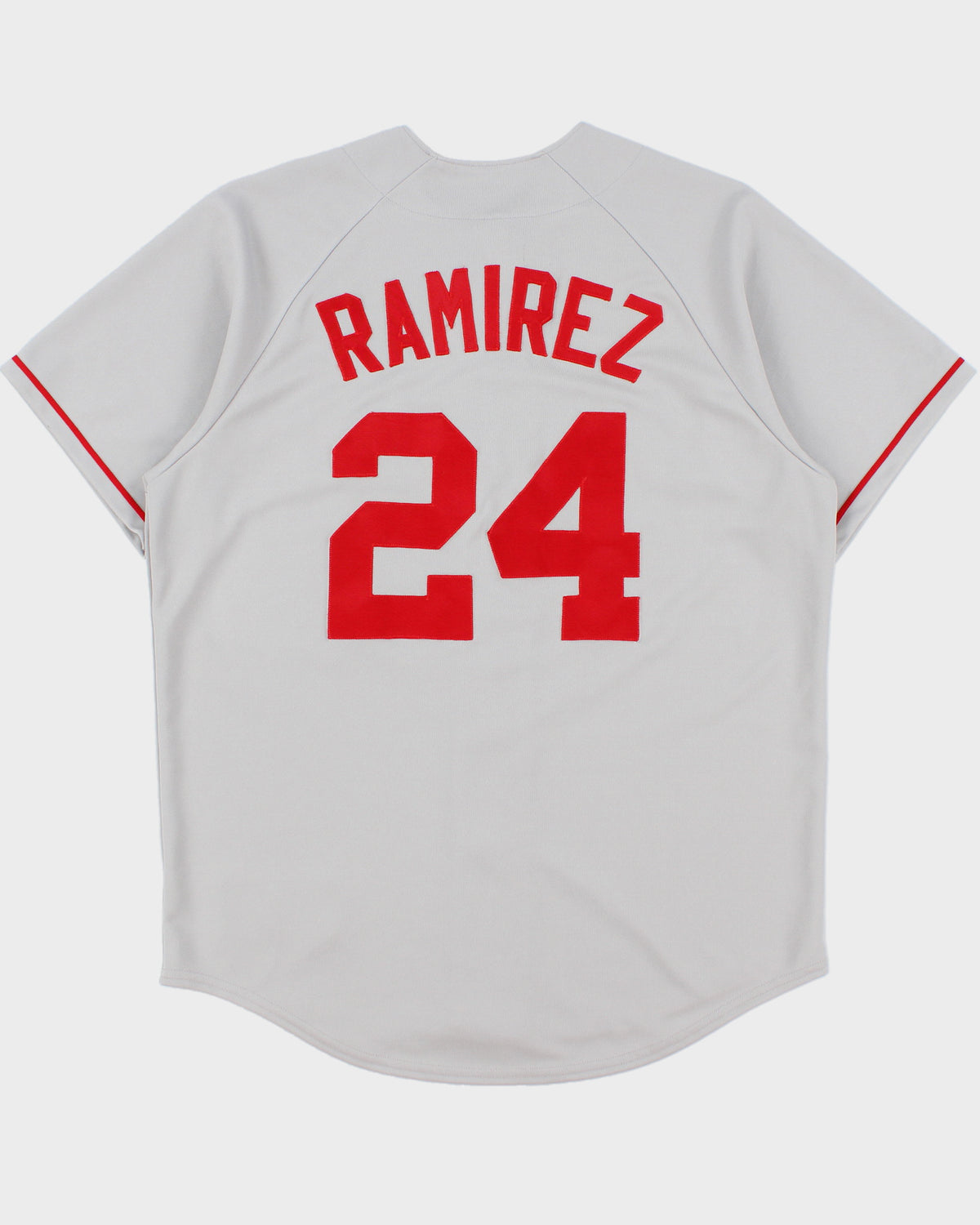 Vintage 2002-04 Majestic Boston Red Rox Manny Ramirez #24 MLB Away Baseball Jersey - L