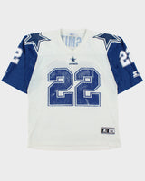 Vintage 1995 Starter Dallas Cowboys E. Smith #22 NFL Home Jersey - L
