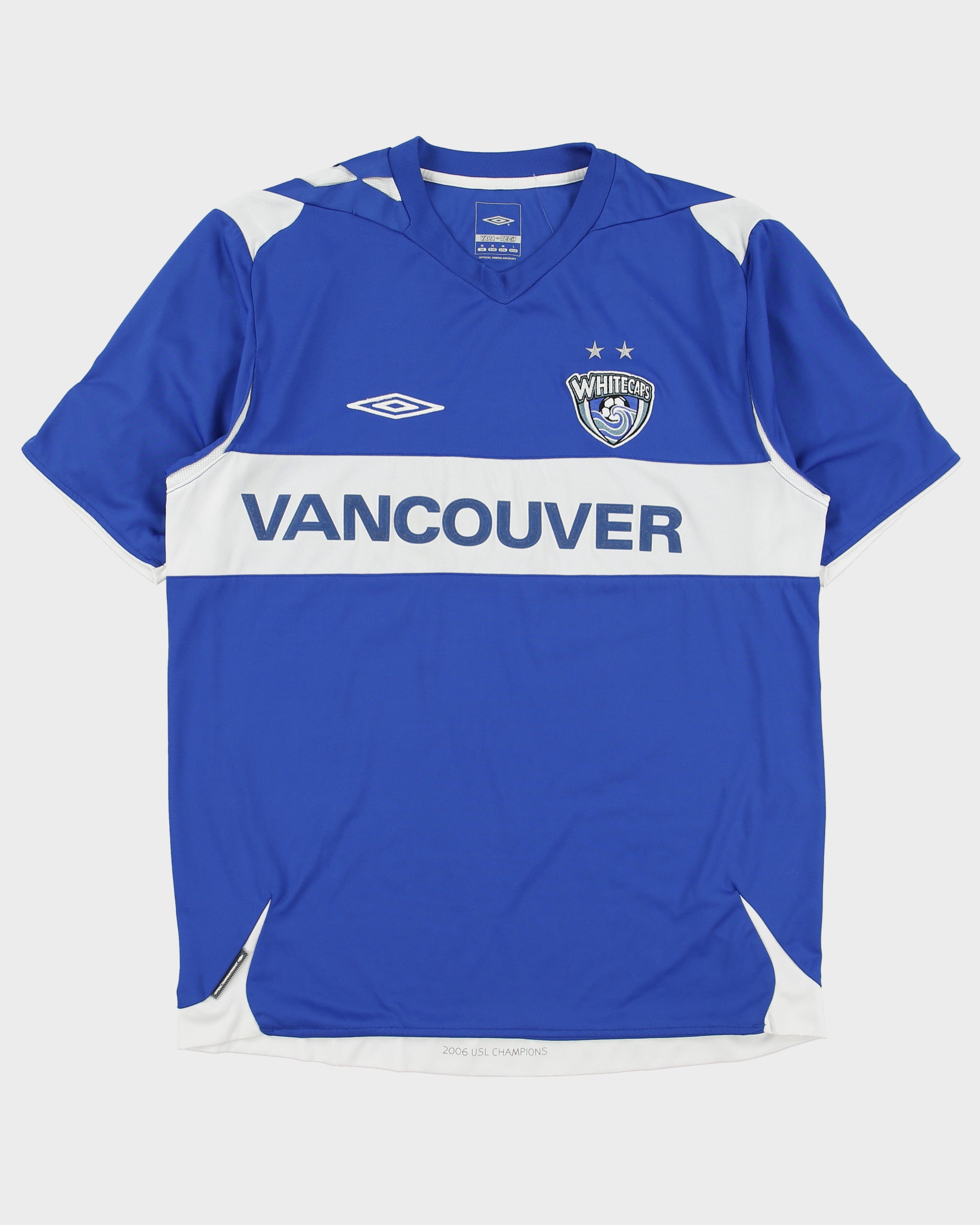 Vintage 2007-08 Umbro Vancouver Whitecaps FC Short Sleeve Football Away Shirt - M